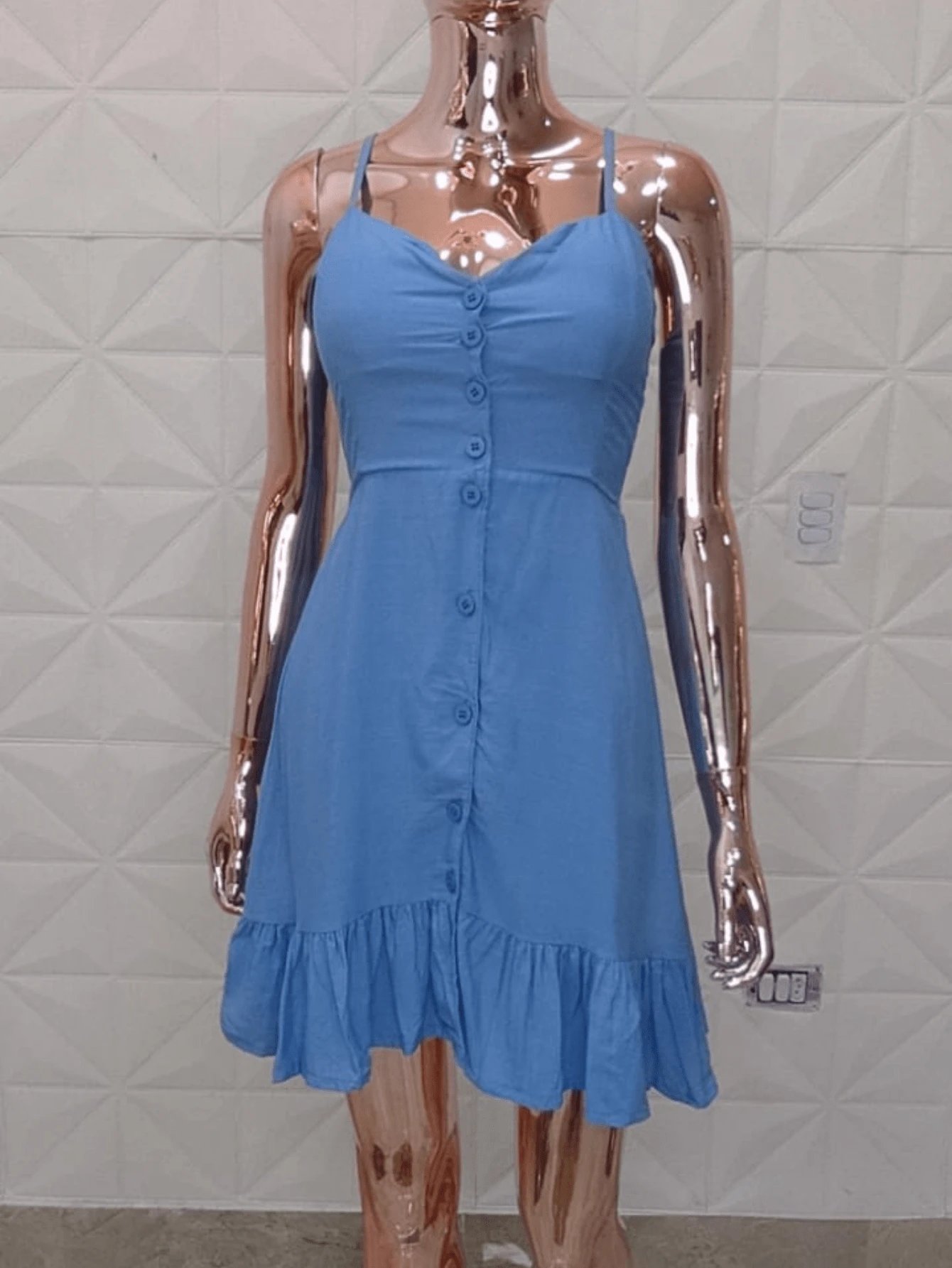 Women Dresses - Baby Blue - View 1
