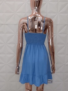 Women Dresses - Baby Blue - View 3