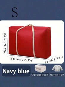 1入旅行提包，收納袋手提包，提供超大儲物空間，帶拉鍊和手柄，可折疊的旅行提包，堅固而輕便，加固的S，M，L三種尺寸的提包棉被整理組織者，搬家和返校最佳禮物