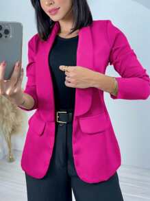 Women Blazers - 黑色 - 查看 2