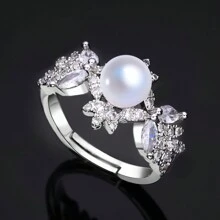 Elegant Pearls Cubic Zirconia 4pcs Necklace Sets For Women Dubai Wedding Jewelry Set Bridal Accessories