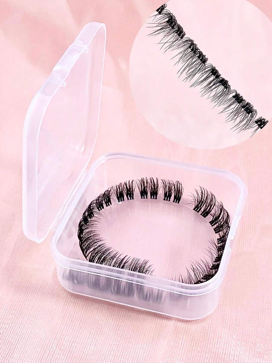 1 Pc 10mm/12mm/14mm/16mm Individual Lash Ribbon Fluffy Volume Cluster Lashes - D - View 1