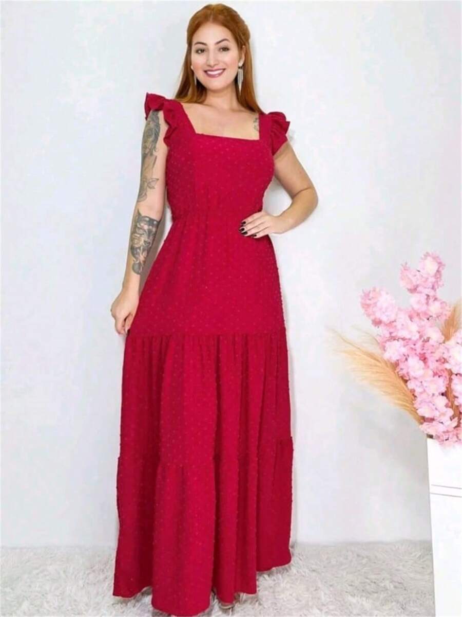 Women Dresses - Đỏ - Xem 1