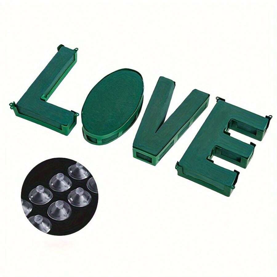 Floral Foam Blocks, Love Shaped Wet Floral Bricks With Suction Cup