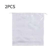 1/2/3/4 chiếc túi vải satin polyester có dây rút, thích hợp đựng trang sức và phụ kiện; túi đựng đồ du lịch bằng lụa có dây rút; túi đựng quần áo và giày dép xách tay có dây rút; túi đựng đồ xách tay dung tích lớn có dây rút; túi đựng đồ tự dán có dây rút; đồ dùng cần thiết khi đi du lịch; sắp xếp đồ đạc. - trắng - Xem 15