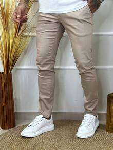 Men Pants - Beige - View 3