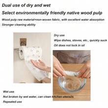 1入/2入組厚實可水洗免油潔面紙，適用於濕、乾兩用，不沾油的洗碗布