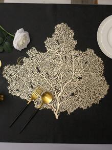 Placemats 1/4piece Set PVC Place Mats For Kitchen Table Indoor/Outdoor Washable Heat-Resistant Placemat Wipeable Dining Table Mats For Wedding,Camping, Festival, Party