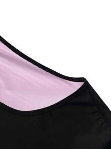 Women Sauna Shirts, Crew Neck Short Sleeve Workout Sports Tops, Women's Activewear(Order A Aize Up) Gym Accessories Belly Slimming Girdles, Lumbar Girdles Belly Slimming Corset - Pink - View 6