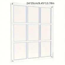 1入組韓流歌手寫真卡，亞克力立式展示架，用於卡牌的超清膜交易保護套，適用於韓流愛好者的寫真卡、棒球卡、籃球卡展示 - 透明 - 查看 6