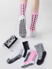 Men Crew Socks - 黑色 - 查看 1