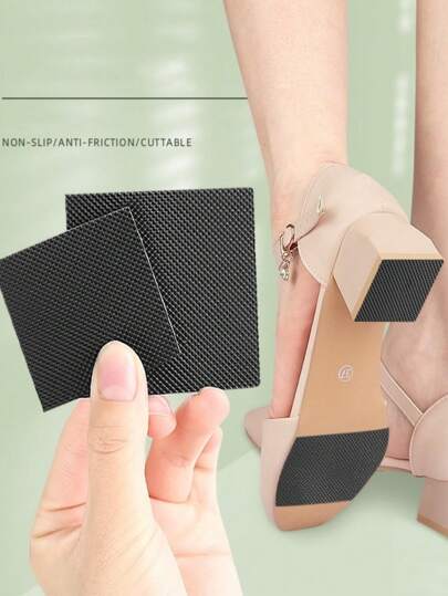 2/4/6/10 ชิ้น DIY ซ่อมรองเท้ายางแต่เพียงผู้เดียวสำหรับรองเท้าแตะรองเท้าส้นสูง Outsole เปลี่ยนลื่นพื้นรองเท้าสำหรับผู้หญิงรองเท้าซ่อมแซมวัสดุ