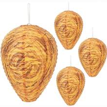Meching Paper Wasp Nest Bait Hanging Wasp Deterrent Yellow Jacket - Multicolor - View 4