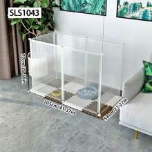 Pet Fence Dog Cage Indoor Dog House Grid Fence Dog Barrier Dog Cat Modular Cage Elevated Dog Crate Cat Cage - Multicolor - View 17