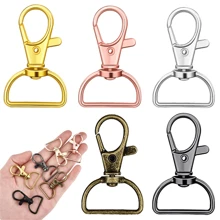 5/10/20/30/45/60 Pcs Rotating Buckle Keychain Clips, D-Ring Clips, Hangnailer Accessories For Keychain Making, Lanyard Making, Wallet DIY Craft - Keychain - View 7