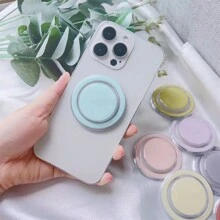 Luxury Macaron Solid Color Magsafe Magnetic Phone Grip Bracket Stand Holder - Multicolor - View 8