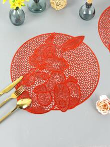 Placemats 1/4piece Set PVC Place Mats For Kitchen Table Indoor/Outdoor Washable Heat-Resistant Placemat Wipeable Dining Table Mats For Wedding,Camping, Festival, Party