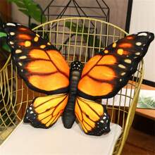 Juguetes de peluche realistas de mariposas, almohadas suaves de mariposas de peluche, cojín lumbar, decoración de habitación, regalos para cumpleaños/Navidad/Año Nuevo (Pueden ocurrir ligeras diferencias de color debido a variaciones en el lote de telas, pero el producto real será similar a la imagen promocional)