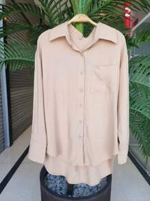 Women Blouses - Màu be - Xem 1