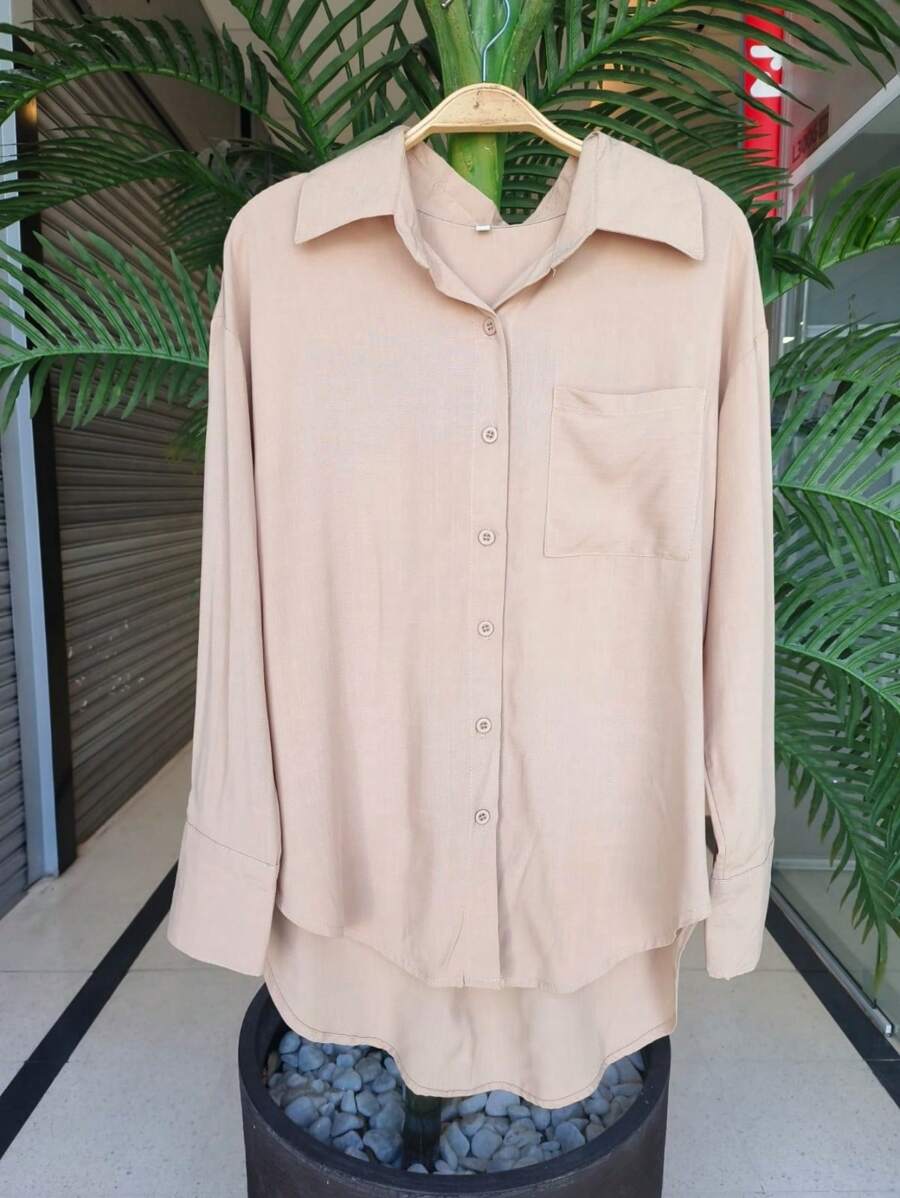 Women Blouses - Màu be - Xem 1