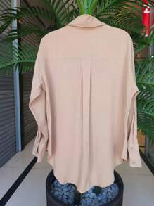Women Blouses - Màu be - Xem 2