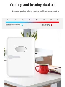 Summer New Arrival Pink Mini Fridge, Customized For Hotels And Camping, Large Stock Available. Can Be Used As Car Fridge Or Makeup Fridge. Highly Attractive And Style. (Note: This Fridge Is Not Suitable For Customers Who Require Strong Cooling Effect, As It Has Low Power And Is Not Able To Freeze Like Home Refrigerators.) - White - View 6