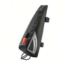 RockBros Cycling Frame Bag Bike Triangle Bag Waterproof Pouch Black 0.5L - Black - View 2
