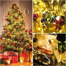 12 Pk 6.6ft 20 LED Copper Wire String Fairy Lights Xmas DEcoor With Battery