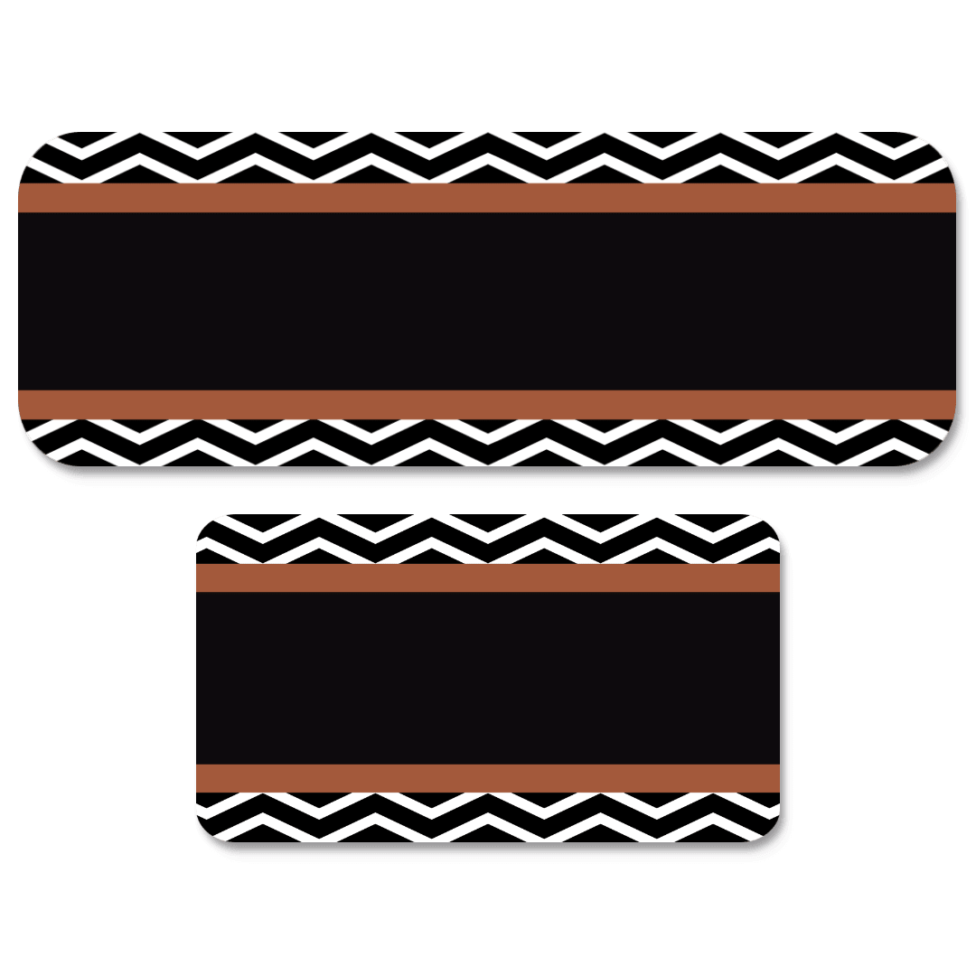 Jogo de Tapetes de Cozinha Decorativo Abstrato Preto - Preto - Visão 1