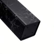 Universeller Messerhalter, Aufbewahrungsständer, leerer Messerschlitz, universelles Schlitzdesign, nimmt verschiedene Messerblätter auf, abnehmbar für einfache Reinigung, satinierte Oberfläche