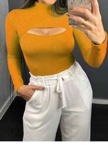 Women Tops - Yellow - View 2