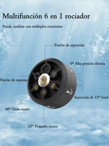 Pistola hidro lavadora a precion recargable con accion eswpumadora y,hidro lavadora recargable,hidrolimpiadora portátil, boquilla eléctrica de alta potencia, batería recargable, para limpieza de coches, suelos, jardines,patio - Tipo de Enchufe A USA (110-127V) - Ver 5