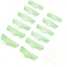 6 Sizes/12pcs Self-Adhesive Eyelash Lifting Pads, Eyelash Curler Pads, Eyelash Perming Tool, Eyelash Makeup Tool, Soft Lifting Roller, For Eyelash Perming And Eyelash Lifting, Easy To Clean And Reusable (Pink, Green) - Multicolor - View 11