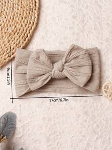 Conjunto de 3 peças de faixas de cabeça elásticas macias de nylon com borboletas coloridas e doces para bebês, amor, dia dos namorados - Multicolorido - Ver 4