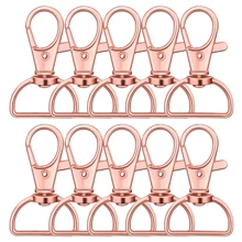 5/10/20/30/45/60 Pcs Rotating Buckle Keychain Clips, D-Ring Clips, Hangnailer Accessories For Keychain Making, Lanyard Making, Wallet DIY Craft - Keychain - View 17