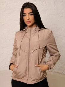 Women Jackets - Beige - View 1