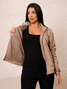 Women Jackets - Beige - View 4