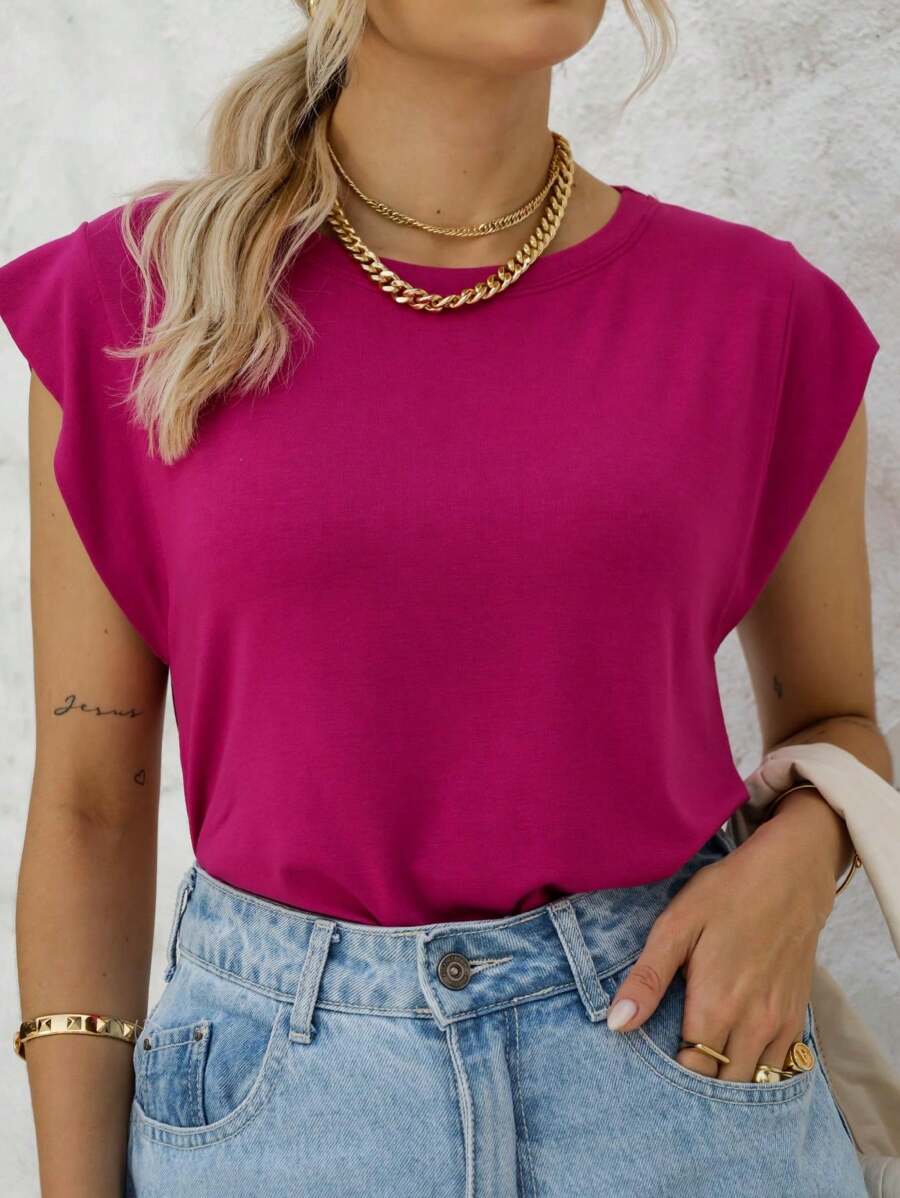 Women T-Shirts - Hot Pink - View 1