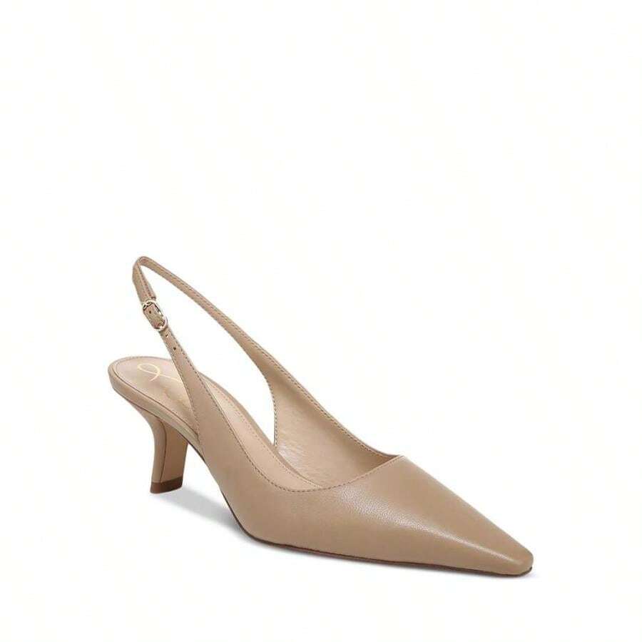 Sam Edelman Women's Bianka Slingback Kitten Heels - soft beige - View 1