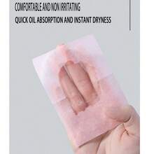 100 Pcs Oil Blotting Sheets Bamboo Charcoal Green Tea Lavender Blotting Paper For Face Matte Oil Absorbing Tissues Makeup Friendly Long Lasting Shine Control Facial Film Plant Essence Portable Refreshing Great Absorbent For Oily Skin Care Men & Women - Multicolor - View 3