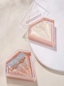 HANDAIYAN 钻石菱形高光粉，提亮肤色，修饰轮廓，哑光粉，节日礼物，化妆，派对，万圣节，圣诞节，旅行，秋冬，露营 - 香檳色 - 查看 6