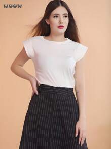 Women Skirts - 黑色 - 查看 3
