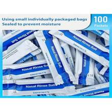 Sal para el lavado nasal, mezcla para enjuague nasal que alivia la rinitis alérgica, protector de la cavidad nasal, irrigación para adultos y niños, limpiador nasal 2,7g x 30 paquetes, el empaque del producto se enviará de forma aleatoria