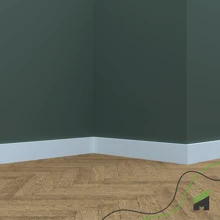 Meu Rodape Wall Stickers - trắng - Xem 5