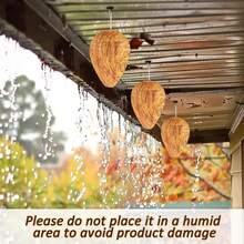 Meching 1 pieza Cebo de nido de avispas de papel para la prevención de avispas y avispas amarillas - Multicolor - Ver 4