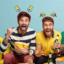 歐洲杯應援頭帶，德國足球比賽球迷裝飾頭帶和頭飾 - 彩色 - 查看 4