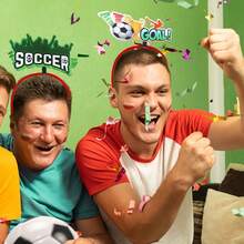 歐洲杯應援頭帶，德國足球比賽球迷裝飾頭帶和頭飾 - 彩色 - 查看 1