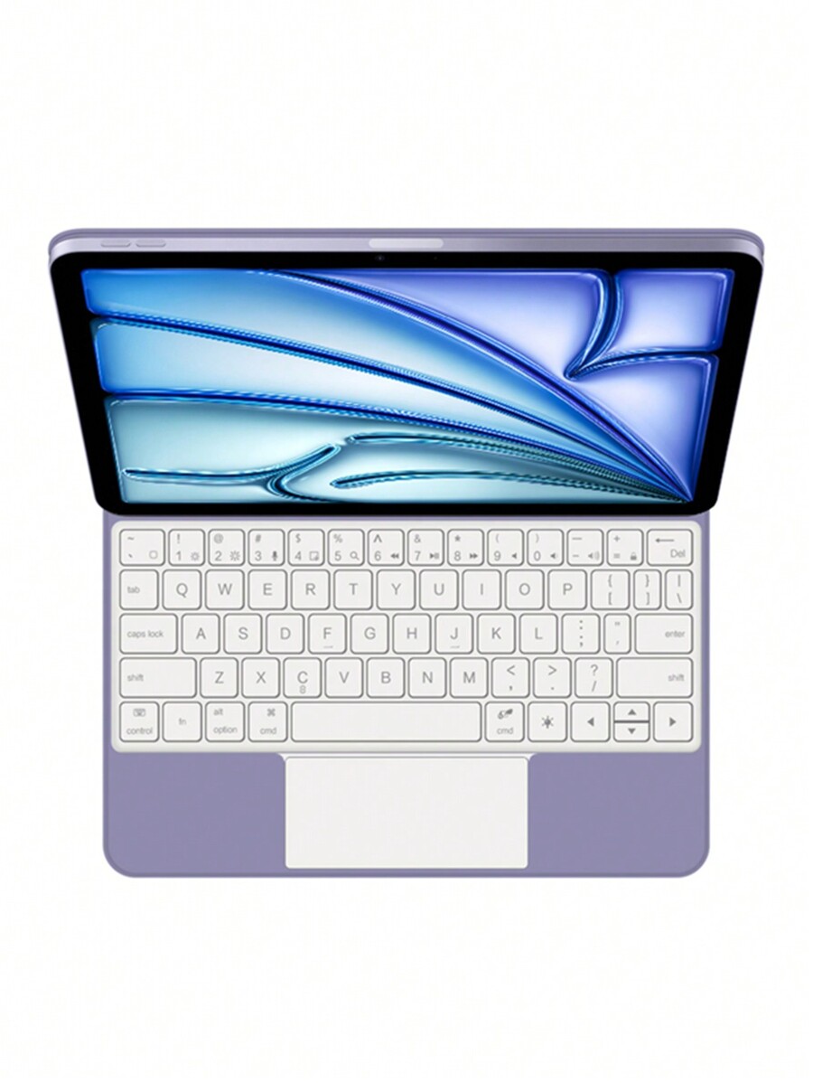 Teclado inteligente compatible con iPad Air 11 pulgadas M2 2024 y Air 13, con retroiluminación