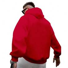 Men Sweatshirts - 紫紅色 - 查看 2