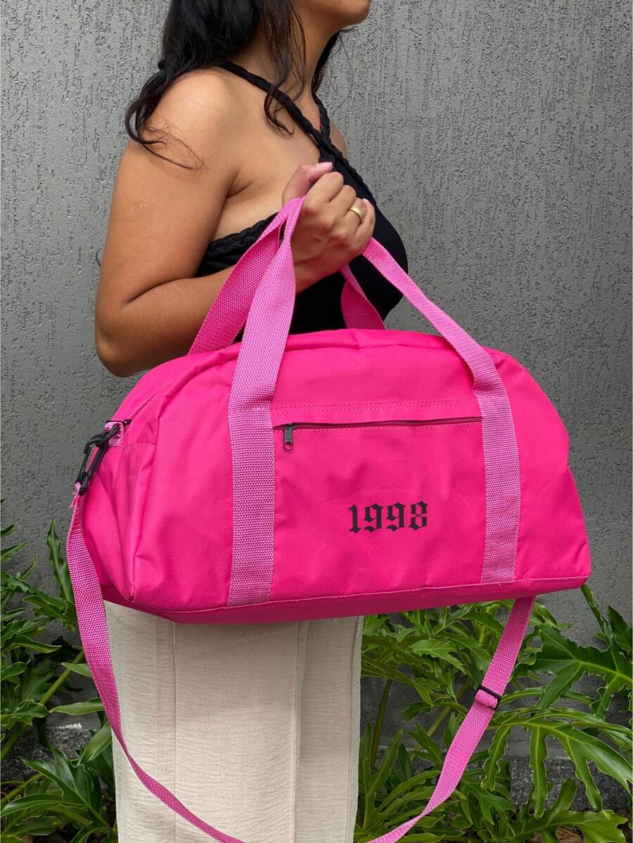 Travel Duffel Bags - 玫紅色 - 查看 1